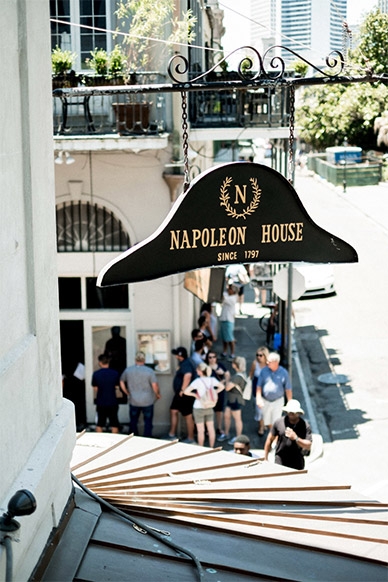 Napoleon House Sign